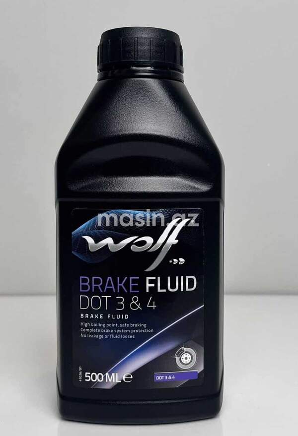 Əyləc mayesi Wolf DOT 3 - 0.5 L