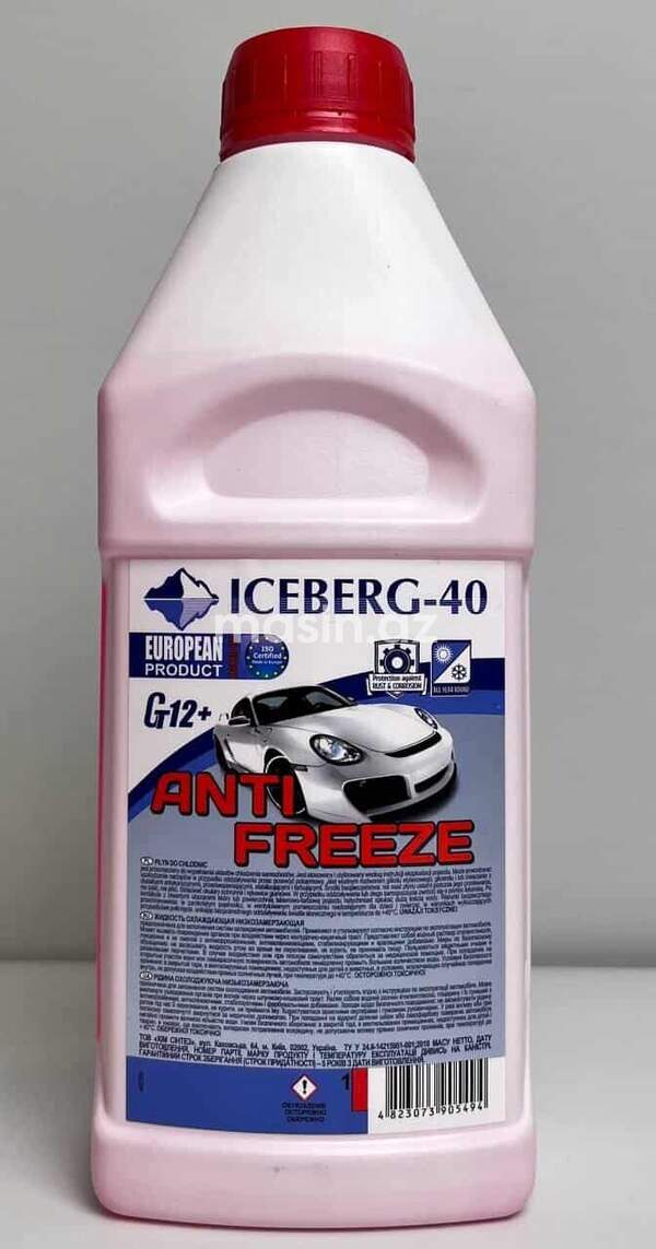 Qırmızı antifriz ICEBERG G12+ - 1 L