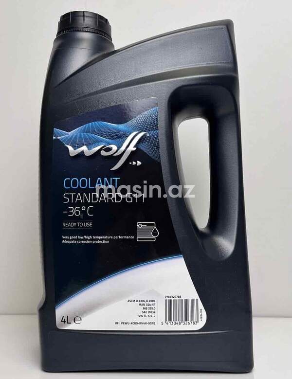 Göy antifriz WOLF G11 - 4 L