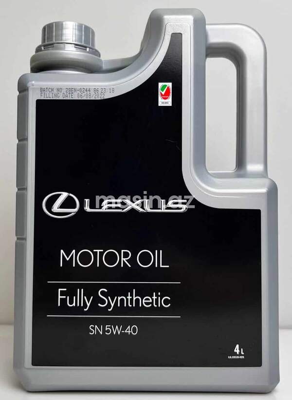 Motor yağı Lexus 5W40 - 4 L