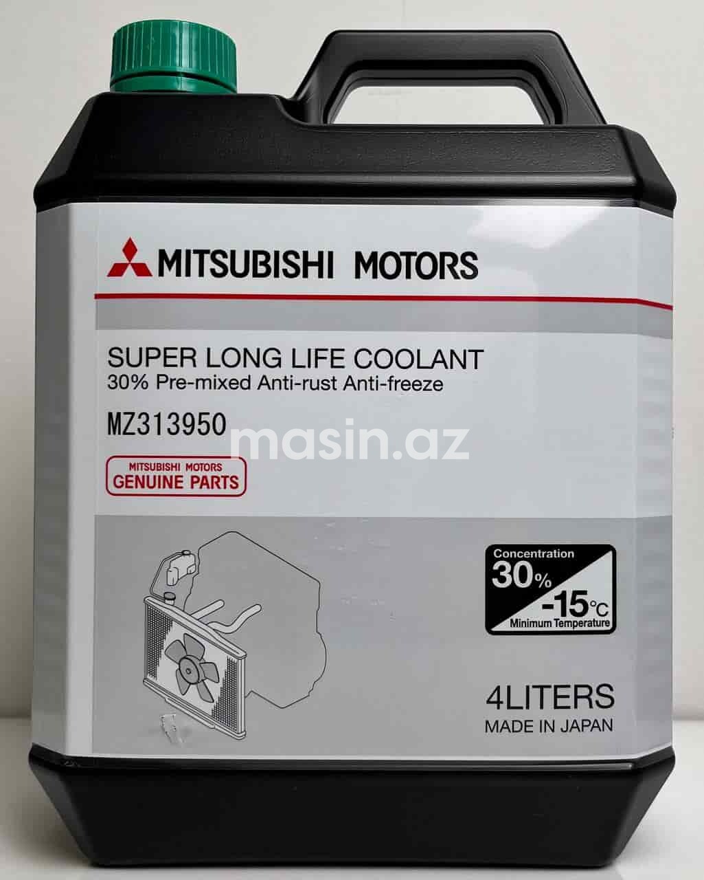 Yaşıl antifriz Mitsubishi - 4 l