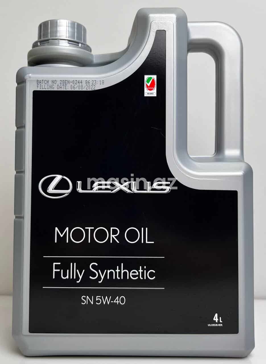Motor yağı Lexus 5W40 - 4 L